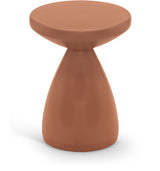Anika - Iron End Table - Terracotta