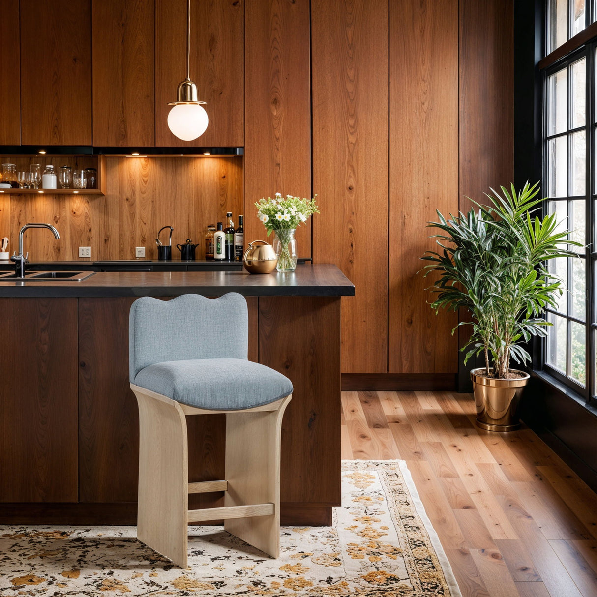 Shaw - Counter Stool - Natural Base