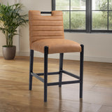 Aimee - Counter Stool - Black Legs