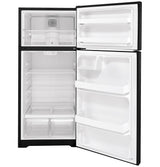 GE(R) ENERGY STAR(R) 16.6 Cu. Ft. Top-Freezer Refrigerator BLACK - (GTE17DTNRBB)
