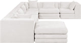 Stellar - 7 Piece Chenille Fabric Upholstered Modular Sectional
