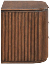 Astrid - Solid Wood And Oak Veneer Nightstand