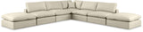 Comfy - 7 Piece Faux Leather Modular Corner Sectional