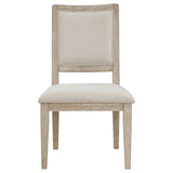Trofello - Cushioned Dining Side Chair (Set of 2) - White Washed