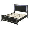 Modern Bed With Built In LED Light