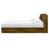 Hestia - Queen Bed With Storage - Walnut
