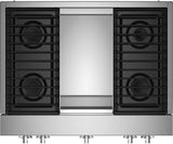 JennAir JGCP536HM gas rangetop view
