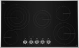 JennAir JEC3536HS 36 inch electric radiant cooktop stainless steel