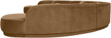 Avra - 189" Velvet Performance Fabric Upholstered Sectional
