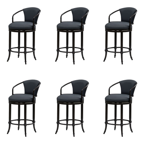 Otis - Upholstered Swivel Counter Height Barstool