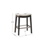 Saddle Counter Stool With High Density Foam
