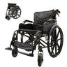 Lightweight Foldable Transport Wheelchair For Adults With Double X Force Support