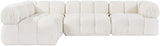 Orin - Fabric Velvet 4 Piece Modular Sectional