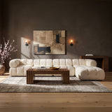 Orin - Fabric Velvet 5 Piece Modular Sectional