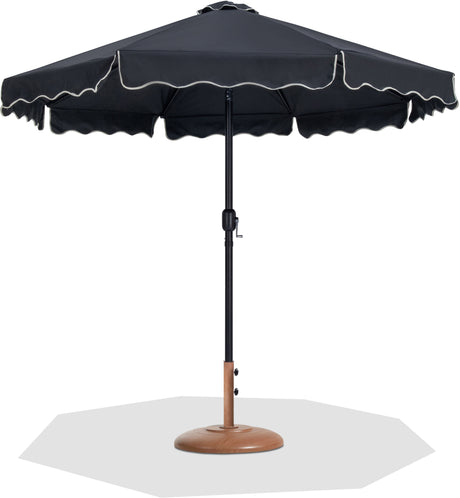 Amalfi - Patio Umbrella - Light Brown Base / Black Pole