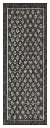 Sunshine - 5'3" X 7'3" Indoor, Outdoor Polypropylene Area Rug - Anthracite