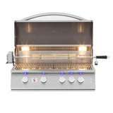 Summerset Sizzler Pro 40-in 5 Burner Built-In Natural Gas Grill w/ Rear Infrared Burner - SZRPRO40