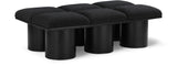 Pavilion - 6 Piece Modular Bench With Black Base