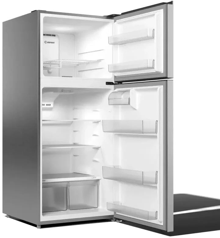Element ENR18TFGCS refrigerator interior detail