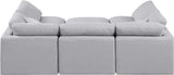 Indulge - Linen 6 Piece Modular Sectional