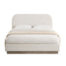 Linton - Upholstered Platform Bed With Curved Headboard