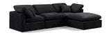 Indulge - Velvet 4 Piece Modular Sectional With Chaise