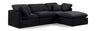 Indulge - Velvet 4 Piece Modular Sectional With Chaise