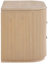 Astrid - Solid Wood And Oak Veneer Nightstand