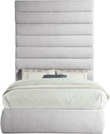 Adam - Linen Fabric Bed With 89" Headboard