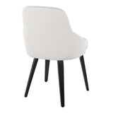 York - Upholstered Chair (Set of 2) - Black Wood Legs