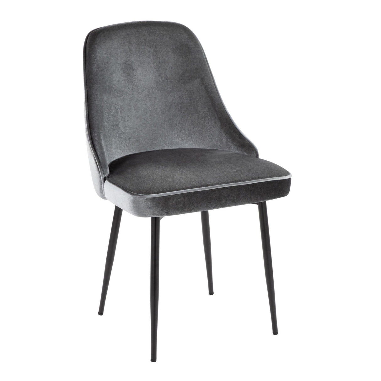 Marcel - Contemporary Dining Chair (Set of 2) - Black Frame