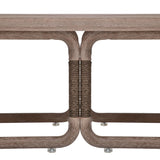 Baja - Rectangular Outdoor Coffee Table - Eucalyptus / Brown Rope
