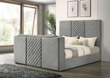 Tara - Upholstered Panel TV Bed