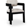 Sacha - Linen Dining Chair With Black Base (Set of 2)