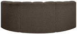 Arc - Boucle Fabric 3 Piece Modular U-Shaped Sofa