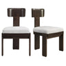 Upholstered Dining Fabric Side Chairs (Set of 2)