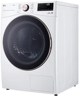 LG DLHC4002W Electric Dryer side view