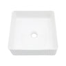 Modern Ceramic Rectangular Vessel Bathroom Sink