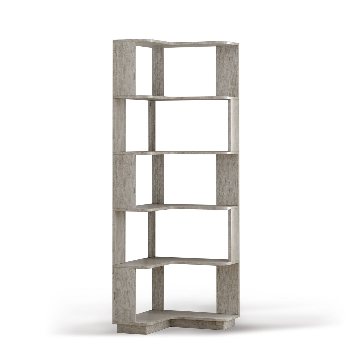 L-Shaped Corner Bookshelf