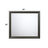 Soteris - Mirror - Antique Gray