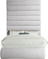 Adam - Linen Fabric Bed With 89" Headboard