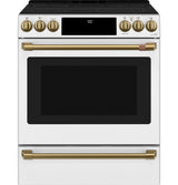Caf(eback)(TM) 30" Smart Slide-In, Front-Control, Radiant and Convection Range - (CES700P4MW2)