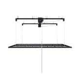 Overhead Garage Storage Rack For High Ceilings & Safety Lock - Black