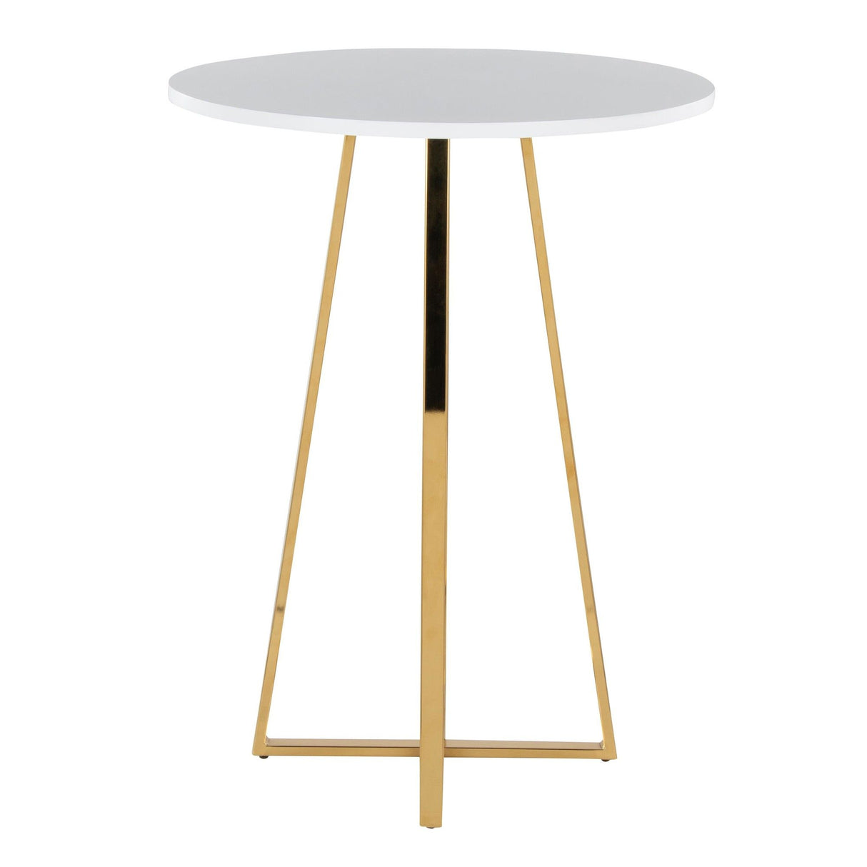 Cosmo - Counter Table - Gold Metal