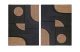Element - Mango Wood 2 Piece Wall Art