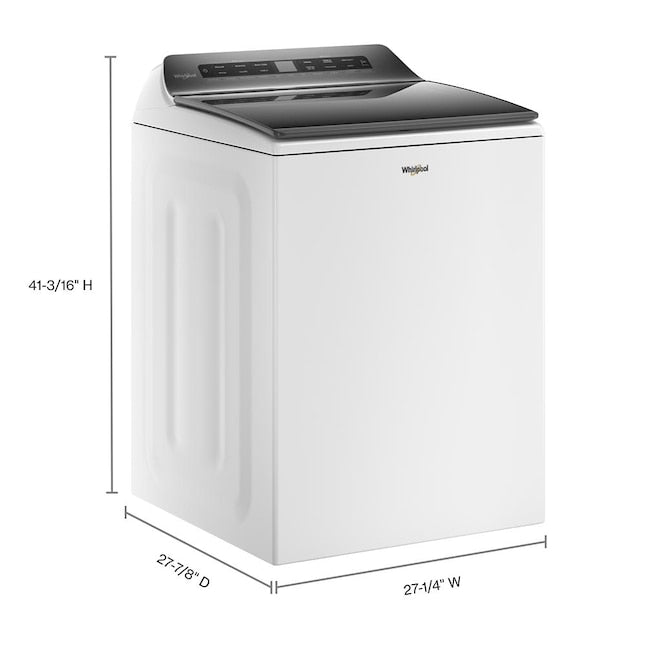 Whirlpool 4.7 Cu. Ft. Top Load Washer with Pretreat Station White (WTW5105HW)