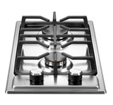Verona 12" Designer Gas Cooktop - Brass Burners - SS - (VDGCT212FSS)
