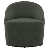 Leon - Upholstered Barrel Accent Swivel Chair