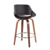 Fabrizzi - Fixed-Height Counter Stool - Round Footrest (Set of 2)