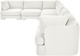 Hammond - Velvet Performance Fabric Upholstered 7 Piece Sectional